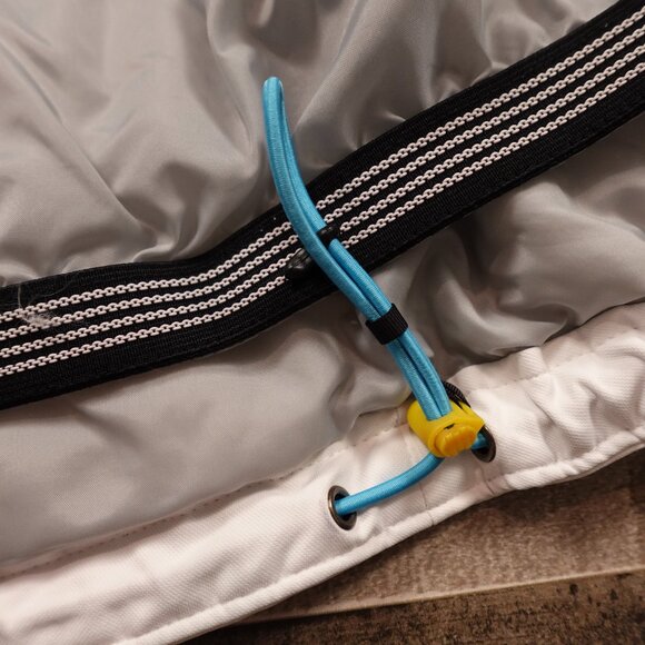 Obermeyer ski snow jacket women's 12 white triple striped Thermore insulation - Picture 14 of 16